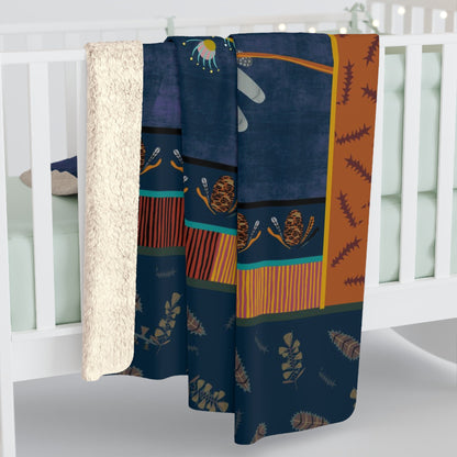 Gang Gang cockatoos sherpa blanket