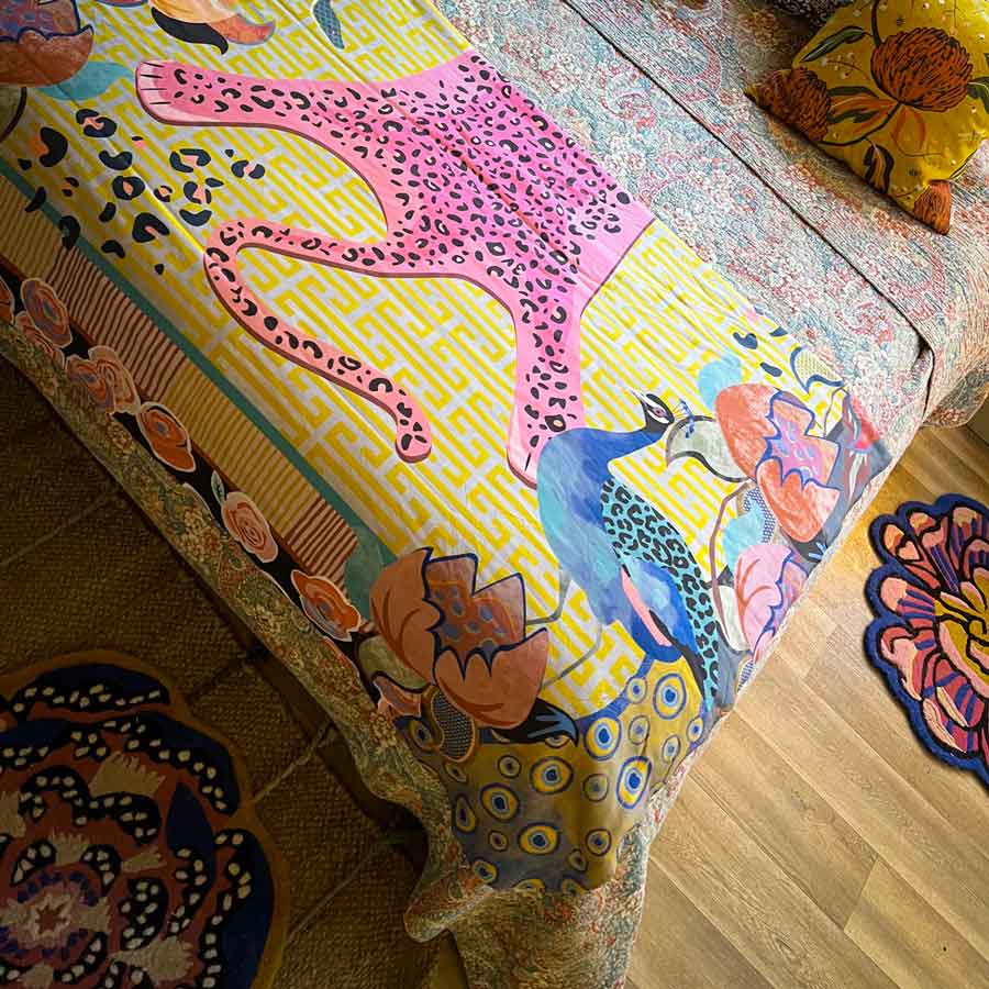Vintage Leopard blanket