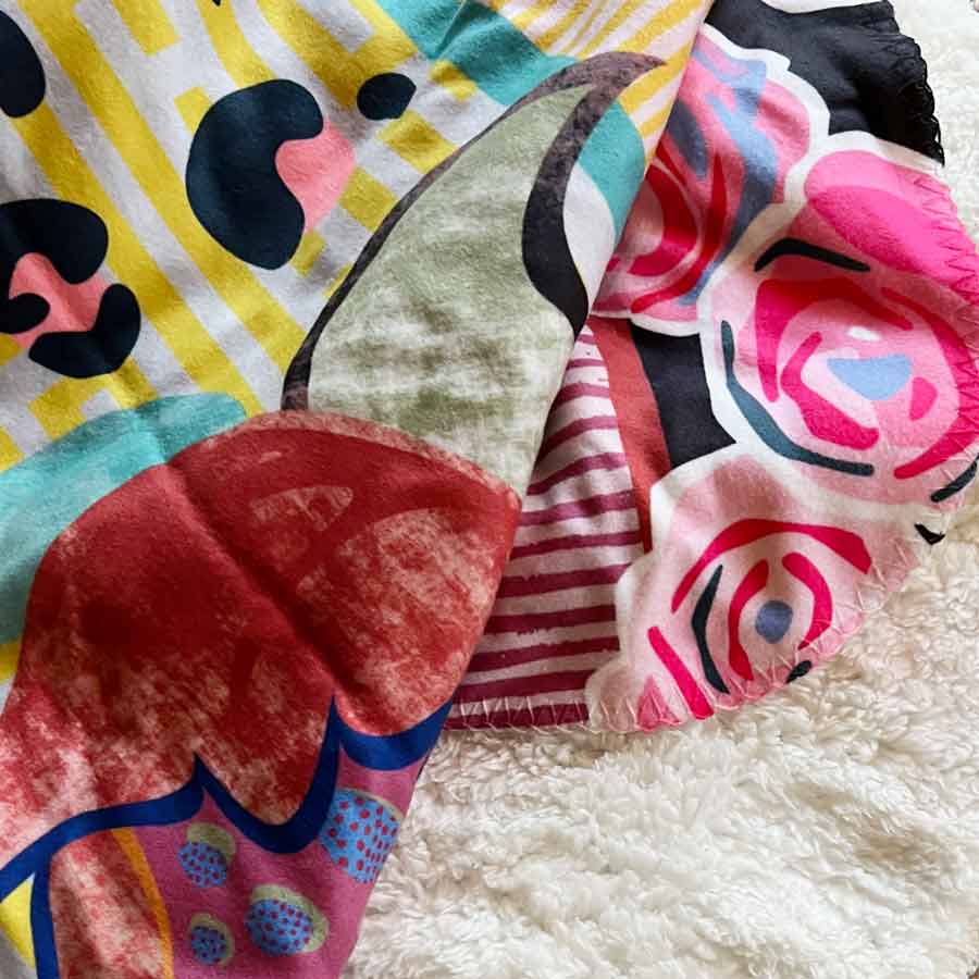Dopamine beasts maximalist sherpa blanket